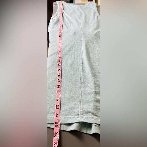 L*Space Seaview Sleeveless Mini Dress Front Twist Soft Jersey Sky Blue Size XL - Picture 12 of 15